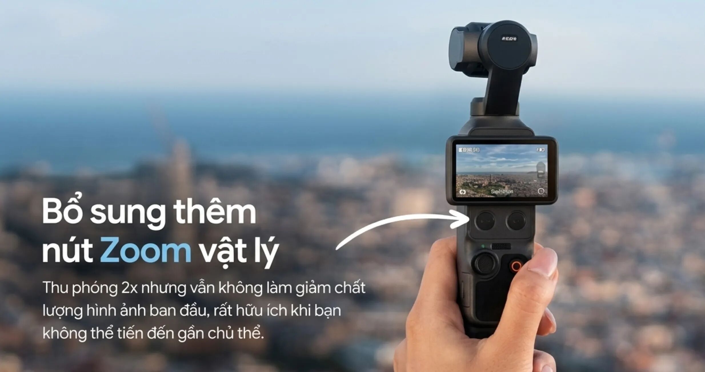 Chi tiết DJI Osmo Pocket 4 với pin LiPo 1545 mAh, hỗ trợ tay cầm pin mở rộng, mang lại trải nghiệm quay phim chuyên nghiệp.