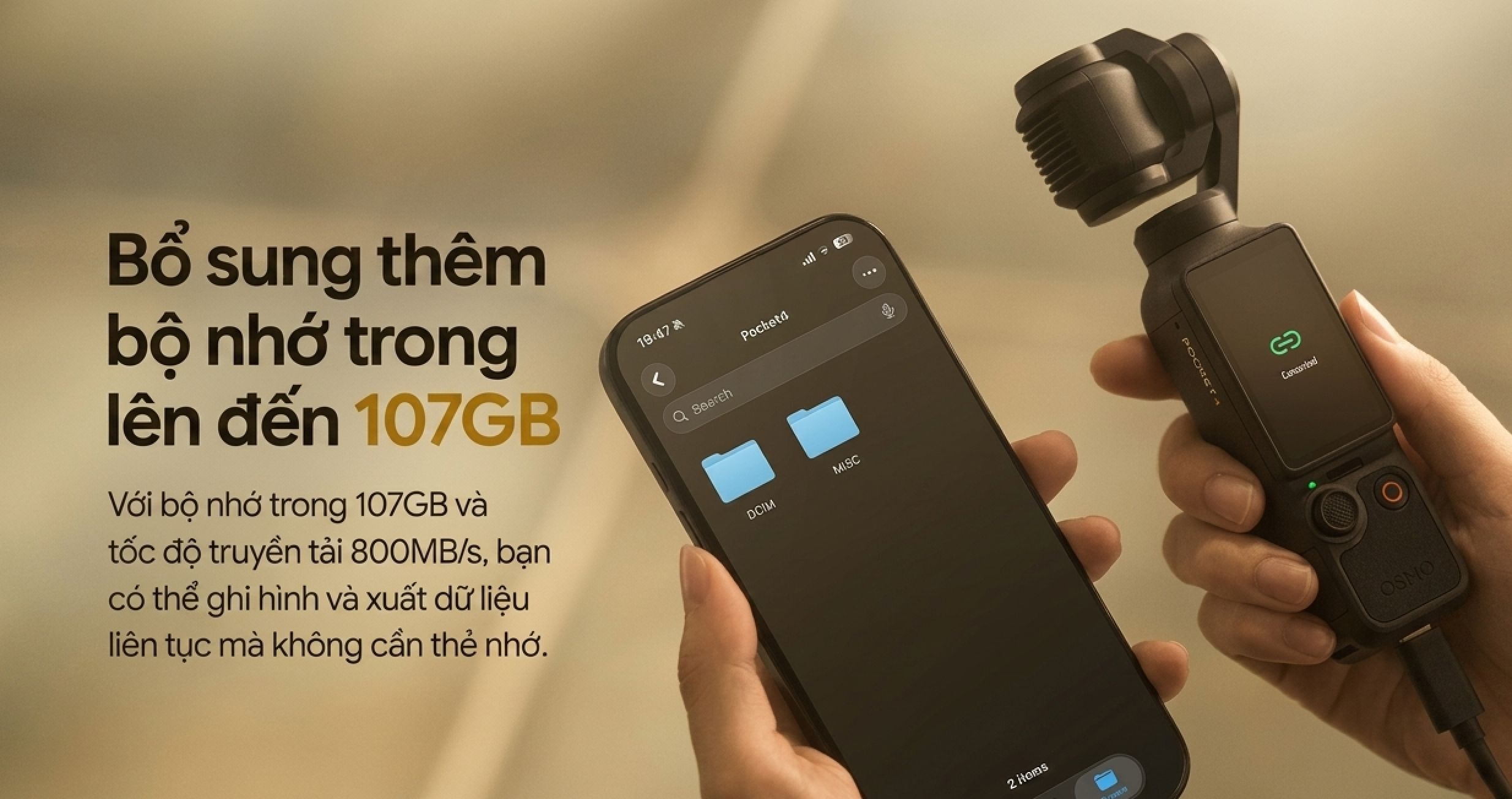 Chi tiết DJI Osmo Pocket 4 với tính năng ActiveTrack 7.0 và D-Log M 10-bit, mang lại trải nghiệm quay phim chuyên nghiệp.